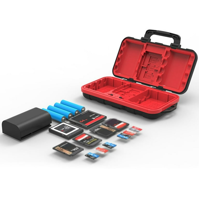 Waterproof SD Card Holder Camera Battery Case SD/XQD//TF for EN