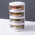 thumbnail image 1 of Funda aislante para alimentos BuyWeek transparente apilable, 1 of 1