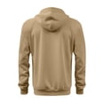 thumbnail image 6 of Men Tactical Hoodie Military Quarter Zip Pullover Cargo Jacket Fleece Lined Hooded Sweatshirt with Pockets, 6 of 7