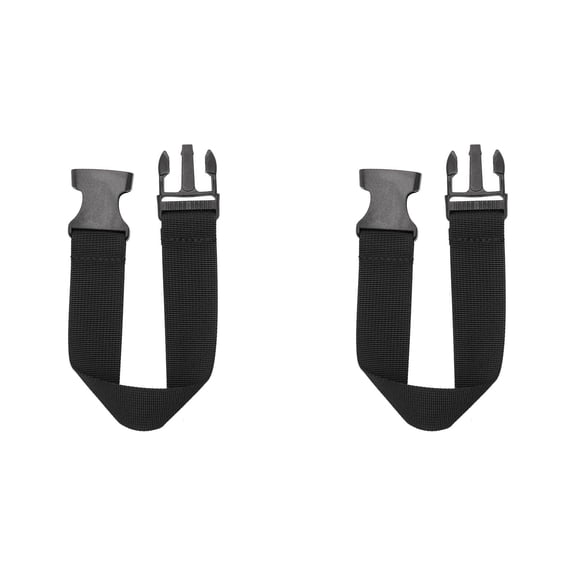 2Pcs Seat Belt Extender,Bag Extender, Fanny Pack Extender Strap, Extender Strap, 13.77" x 1" Belt Bag Waist Bag Extension Strap for Pouch, Backpack, Black