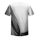 thumbnail image 3 of Mens Casual Pantalones Cortos Raya Impresión Suéter Fitness Deportes Camiseta, Poliéster Cuello Redondo Blusa para Al Aire Libre, Diario Y Primavera Verano Desgaste, 3 of 5