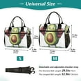 thumbnail image 2 of Ckdifva Avocado Mascot Cooler Bag Cooler Cooling Tote Lunch Bag Lunch Box Front Pocket with Shoulder Strap, 2 of 6