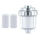 thumbnail image 3 of Purificador de agua para ducha, purificador de agua para baño, filtrado eficaz de impurezas del agua para baño y cocina 2 elementos filtrantes, 3 of 8