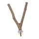 thumbnail image 1 of Parrot Wood Fork Stand Rack Pet Parrot Madera Cruda Soporte De Tenedor Rack Toy 25cm Sunnimix Hamaca Bird Cage Perch, 1 of 8