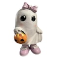 thumbnail image 3 of Estatua de Fantasma con Zapatos Morados y Lazo, Decoración de Estatua de Fantasma Espeluznante de Halloween 2024, Mini Fantasmas, Pequeña Figura de Fantasma Aterrador, 3 of 5