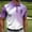 Purple, variant on Fnnxeal Mens Polo Shirts Summer Golf Collared Short Sleeve Graphic Casual Polo Gray Shirts for Men Size 2XL