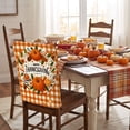 thumbnail image 4 of Antqov Fall Chair Covers Set of 2, Washable Pumpkin Maple Leaf Thanksgiving Chair Covers for Dining Chairs, Removable Chair Slipcovers for Kitchen Holiday Party Home Decor, 4 of 6