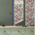 thumbnail image 5 of Ambesonne Floral Vintage Peel & Stick Wallpaper for Home, Retro Poppy Flowers, 13"x36", Burnt Sienna Dust Grey, 5 of 5