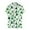 White, variant on Mens Shirts Short Sleeve Saint Pattys Day Graphic Shamrock Casual Short Sleeve Green Button Lapel Tops Summer Beach Dress Shirts