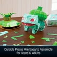 thumbnail image 4 of 4D Build, Pokémon Bulbasaur 3D Model Kit, Pokémon Figure, Kanto First Partner Collection, Desk Décor, 195 Pieces, for Ages 12 & Up, 4 of 4