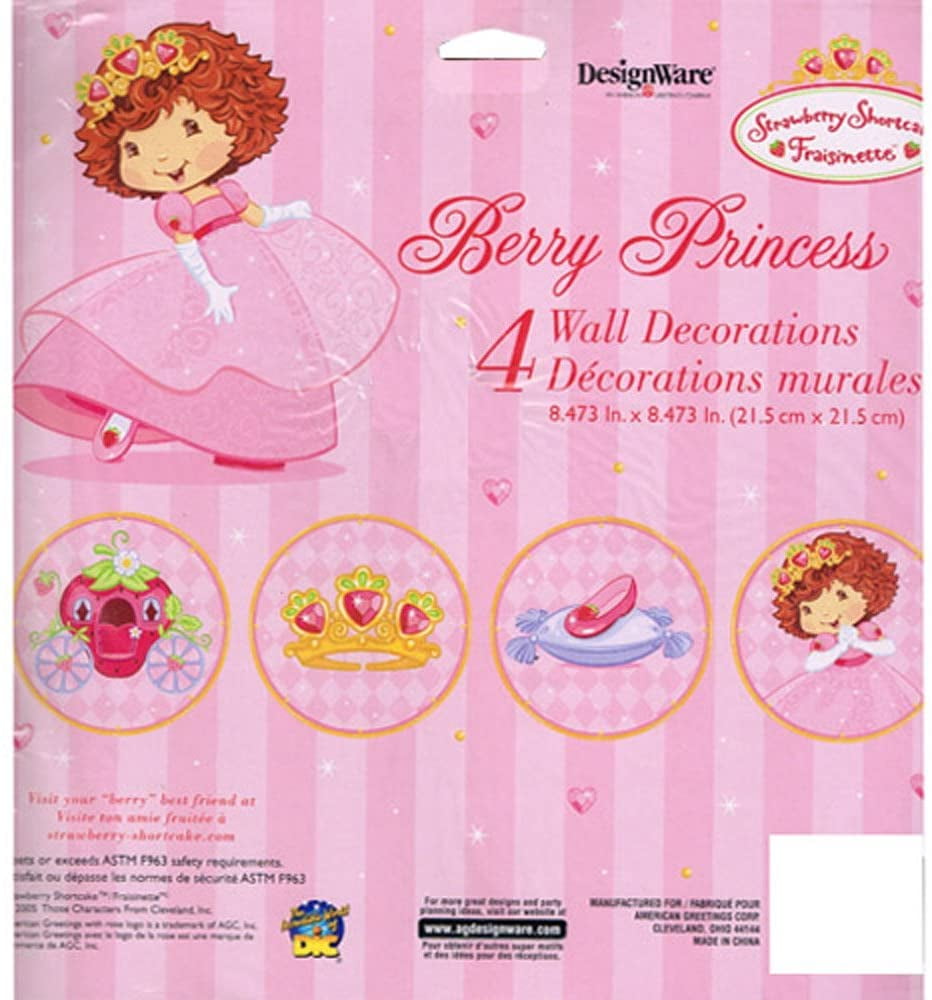 Strawberry Shortcake Berry Princess Party Game Poster 1ct Strawberry Shortcake Berry Princess Party Game Poster 1ct