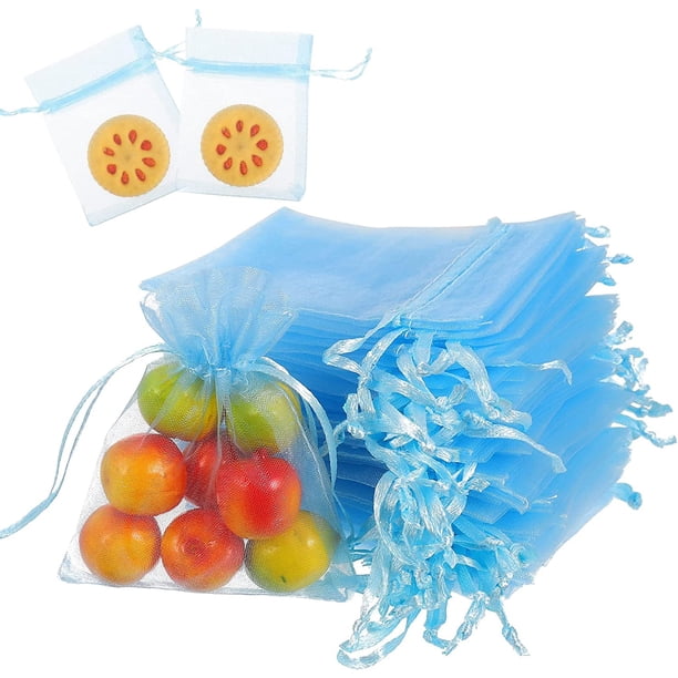 50 Piezas Bolsas de Regalo de Organza, 7 x 9 cm Bolsas de Regalo Blancas con Cordón Bolsas de Joyería Bolsas de Favor de Boda para Fiesta de Navidad Cumpleaños Caramelo de Concha