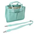 thumbnail image 1 of Large Canvas Tote Bag, Canvas Handbag with Zipper, Commute Handbag  Closure Messenger Bag for Work Beach Gym, 1 of 7
