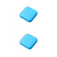 thumbnail image 3 of Maoww Pill Case 2 Grids Cute Dust Proof Daily Pills Organizer Box Portable Container Cases Dispenser Office for Purse Bags Blue 2Set, 3 of 6
