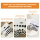 thumbnail image 5 of 12 pares de pendientes colgantes de moda con rayas blancas y negras a cuadros., 5 of 7