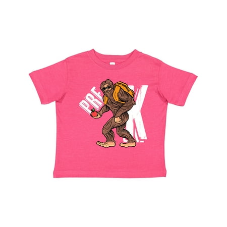 

Inktastic Back to School Pre-K Bigfoot Gift Toddler Boy or Toddler Girl T-Shirt