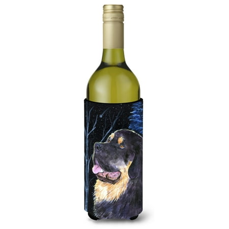 

Caroline s Treasures SS8552LITERK Starry Night Tibetan Mastiff Wine Bottle Hugger Wine Bottle multicolor