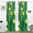 thumbnail image 2 of Coolnut Shooting Star Thymophylla Thermal Insulated Blackout Grommet Printed Window Curtain - 84x55 in - 100% Polyester 2 Panels, 2 of 6