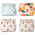 thumbnail image 1 of Lunfar 4 Pcs Sac de Rangement pour Serviettes Hygiéniques Sac Portable pour Premières Règles pour Adolescentes Femmes Produit Féminin, 1 of 5