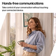 HP Poly (formerly Plantronics) Voyager Legend 50 - Bluetooth Headset - 4 Noise-Canceling Mics, AI NoiseBlockAI & WindSmart Technology - Seamless Connectivity & Smart Call Controls - All-Day Comfort