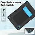 thumbnail image 6 of AVAWO Case for Walmart onn 12.1" Tablet Pro (2024 Model), Shockproof Rugged Cover with Stand - Black+Blue, 6 of 7