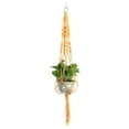 thumbnail image 1 of Plant Hangers Color Flower Pot Hand-woven Net Bag Hanging Holder Home Decor, 1 of 10