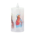 thumbnail image 3 of YANHAIGONG LED Prayer flameless Candles, Jesus LED Pillar Candle Battery Operated, Realistic Fake Electronic Candles for Jesus Saints Religious Decoration, LED Flickering Pillar Candles, 3 of 7