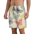 thumbnail image 2 of Naloa Butterfly Men's Beach Shorts, Surfing shorts, Swim trunks, Quick Dry Swim Trunks for Surfing Beach Fun - X-Large, 2 of 9