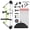 green, variant on Junior Compound Bow Set for Youth, Kids, Beginners & Women, Lightweight Design, 10-40Lbs Draw Weight, 16"-28" Draw Length, 290fps, Fully Adjustable