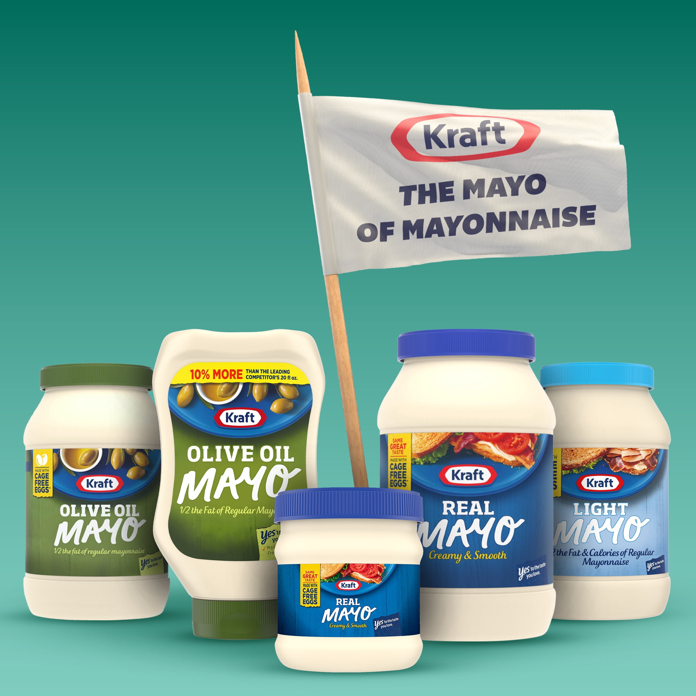 (12 pack) Kraft Real Mayo Creamy & Smooth Mayonnaise, 8 fl oz Jar