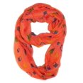 thumbnail image 6 of Peach Couture Stunning Colorful Lightweight Vintage Owl Print Infinity Loop Scarf, 6 of 8