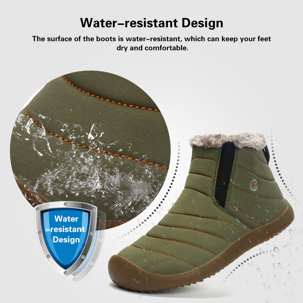 slip and water resistant boots