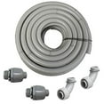 thumbnail image 2 of (3/4 Pouces Dia x 100 Pieds) HydroMaxx Kit de Conduit Électrique Flexible en PVC Non Métallique avec 2 Raccords Droits et 2 Angles Inclus, 2 of 4