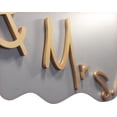 thumbnail image 2 of Letrero de pared de metal ZHAOCHENG para hombre y mujer Placas de letrero doradas, 2 of 4