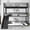 Black 71, variant on Full over Full over Full Triple Bunk Bed with Slide, Metal Bunk Beds for Room with Safety Guardrails, Noise-Reduced Design Black Space Saving Bunk Bed