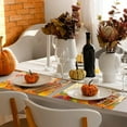 thumbnail image 4 of Thanksgiving Turkey Placemats Set of 6 Fall Autumn Harvest Pumpkin Turkey Linen Placemats Seasonal Holiday Rustic Vintage Thanksgiving Table Mats 12 x 18 Inch, 4 of 7