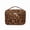 Leopard Brown, variant on Leopard print portable makeup bag, travel-friendly large-capacity storage bag, high-appearance makeup bag