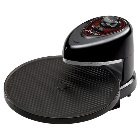 Presto Pizzazz Plus 03430 Electric Indoor Rotating Oven, Black