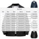 thumbnail image 2 of Blusa y camisa de manga larga con cuello vuelto para hombre, blusa informal de moda con cuello vuelto, camisa, chaqueta con bolsillos, blusa holgada de manga larga con cuello, camisa para hombre, abri, 2 of 4