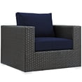 thumbnail image 4 of Ergode Sojourn 8 Piece Outdoor Patio Sunbrella Sectional Set - Canvas Navy, 4 of 5