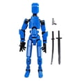 thumbnail image 2 of 1 Juego Robot Multiarticulado Maniquí 3D 13 Figura Acción ( ) Azul, 2 of 7