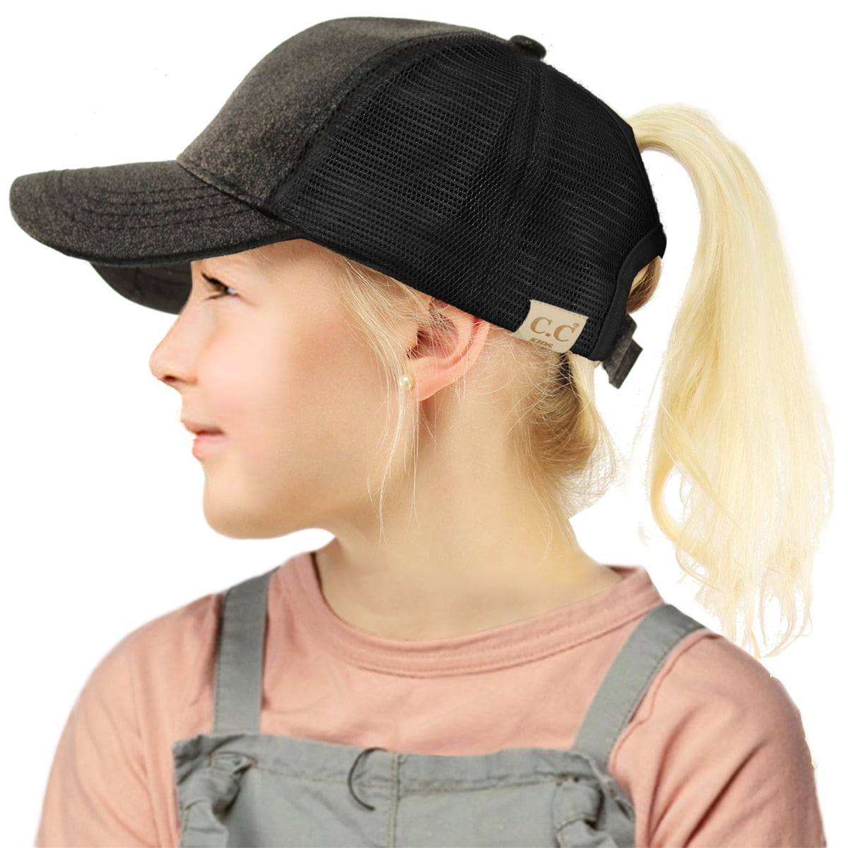 HINK-Home Baseball Cap,Ponytail Messy Buns Trucker Plain Baseball Visor Cap Unisex Glitter Hat Hat Big Sales 