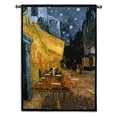 thumbnail image 1 of FineArtTapestries 1452-WH The Cafe Terrace on the Place du Forum Wall Tapestry, 1 of 2