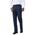 thumbnail image 5 of AZoiNM Men's Slim Fit Dress Pants Flat Front Business Casual Trousers 4 Pocket Polyester Viscose Blend, 5 of 11