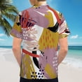 thumbnail image 6 of High Quality Hawaiian Shirts for Men Short Sleeve Aloha Beach Shirt Floral Summer Casual Button Down Shirts Blouses HTVXB9, 6 of 7