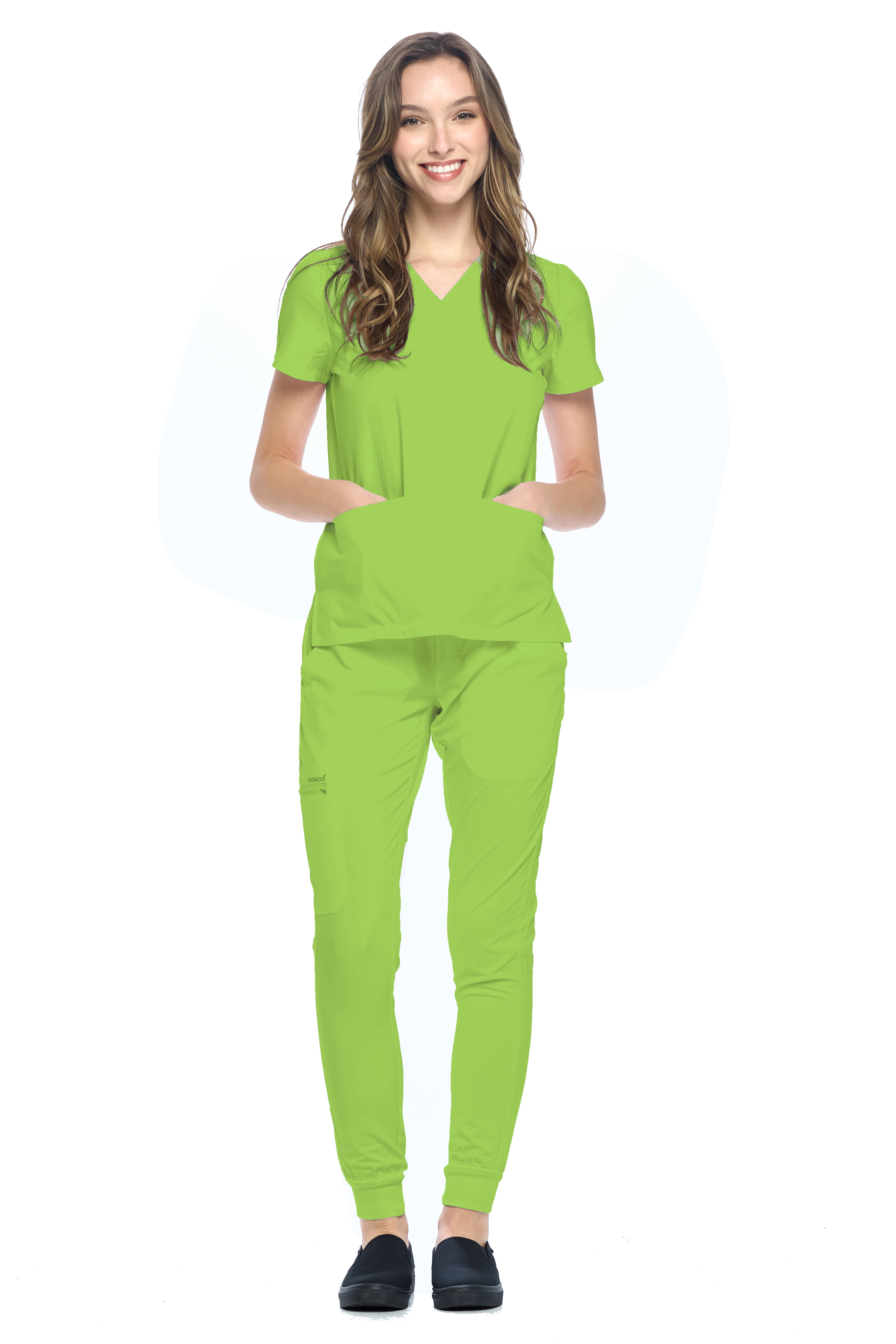 Dagacci Medical Uniform 4Way Stretch Jogger Unisex Scrub Set