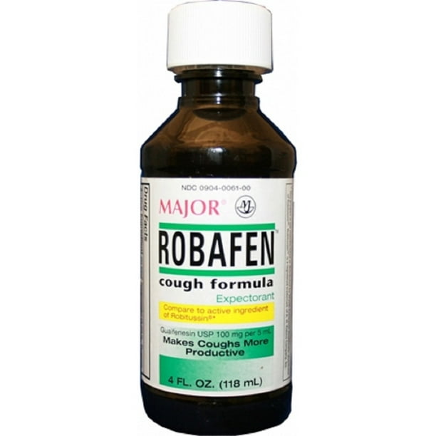Robafen Cough Relief 100 mg Strength Liquid 4 oz.