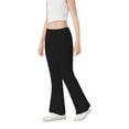 thumbnail image 2 of XXWXYD Kids Summer Wide Leg Pants Loose Drape Bell Bottom Casual Comfortable Lightweight Breathable Solid Color Pants, 2 of 9