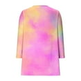 thumbnail image 6 of MKOSPLRT 5-14Y Long Cardigans for Girl Tie Dye Fall Cardigan Sweaters Open Front Long Sleeve Lightweight Cardigan Jacket with Pocket, 6 of 7