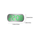 thumbnail image 3 of Xihbxyly Cosas Por Menos de 5 Dolares Reloj de Escritorio con Espejo Digital Inteligente Multifuncional, Pantalla Grande, Reloj Electrónico Silencioso con Temperatura Activada Por Sonido para Regalos, 3 of 7